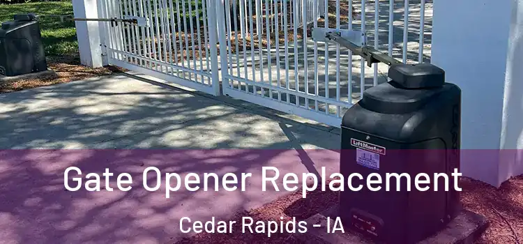  Gate Opener Replacement Cedar Rapids - IA