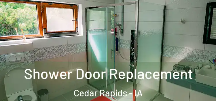 Shower Door Replacement Cedar Rapids - IA